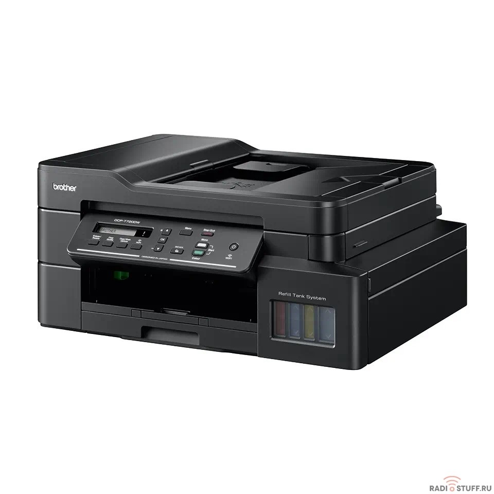Brother DCP-T720W МФУ, А4, цветной струйный, 17/16,5 стр/мин, 128Мб, дуплекс, ADF20, WiFi, старт.картриджи 2xBK,1xCMY (DCPT720DWR1)