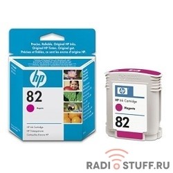 HP C4912A Картридж №82, Magenta {DesignJet 500/800, Magenta (69 ml)}