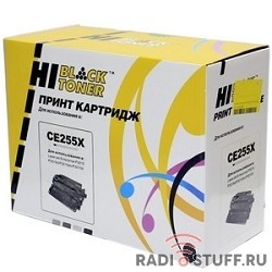 Hi-Black CE255X  Картридж для принтеров  LaserJet P3015, черный, 12500 стр.