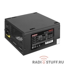 Exegate EX260640RUS Блок питания 450W Exegate 450PPE, ATX, black, APFC, 12cm, 24p+(4+4)p, PCI-E, 3*IDE, 5*SATA, FDD