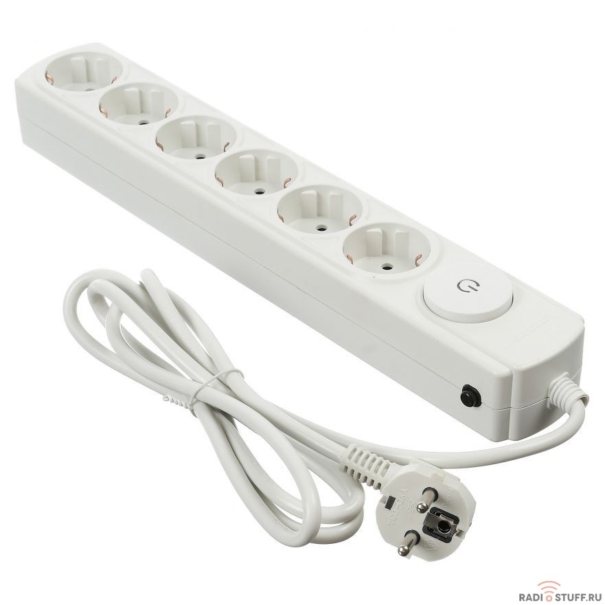 IPPON Сетевой фильтр BK212 (6 розеток, 1.8 м) (75107)