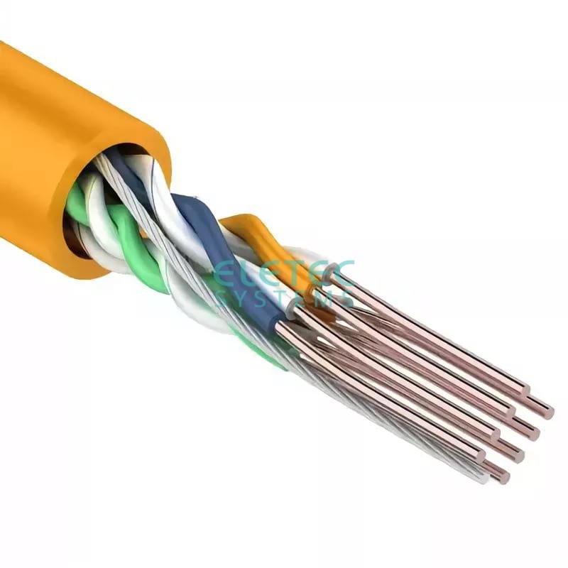 Кабель UTP 5E Eletec 4x2xAWG24 нг(А)-HF, 305 м, медь