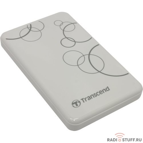 Transcend Portable HDD 2Tb StoreJet TS2TSJ25A3W {USB 3.0, 2.5", white}